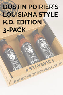 Dustin Poirier Hot Sauce - KO Edition 3 Pack H6