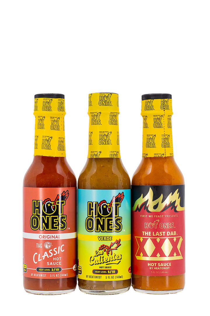 Hot Ones Trio Pack - Original | Hot Ones Hot Sauce C0