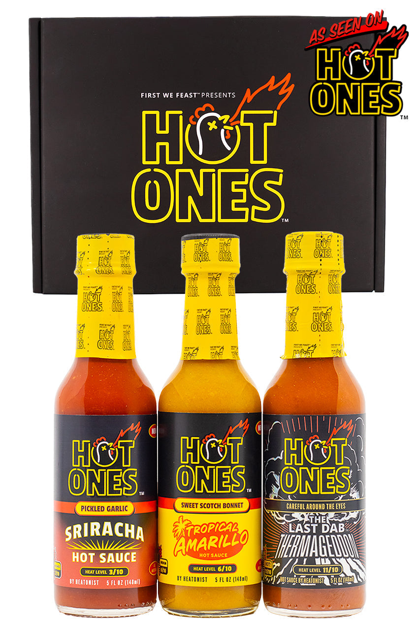 Hot Ones Hot Sauce Trio Pack - Season 30 O0