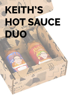 Chicken & Burger Hot Sauce Duo Pack | Keith's L3